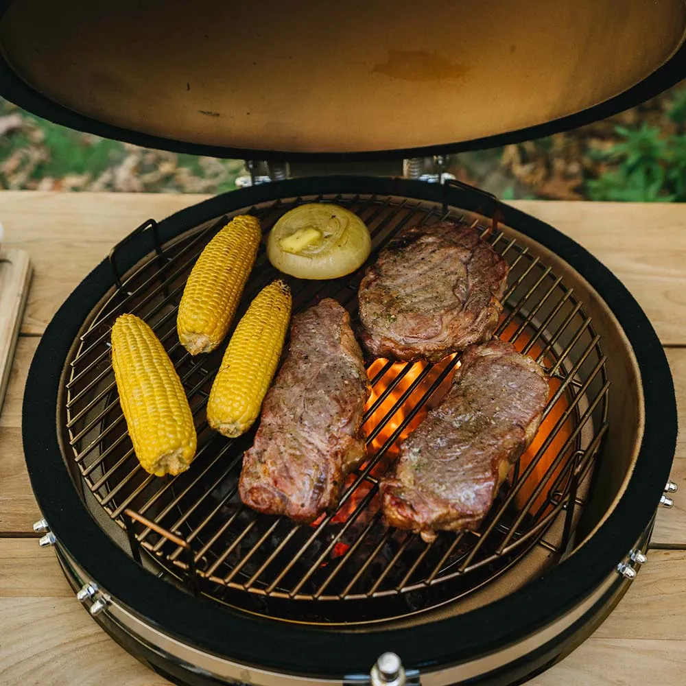 18" Kamado Grill with Grade A Teak Table