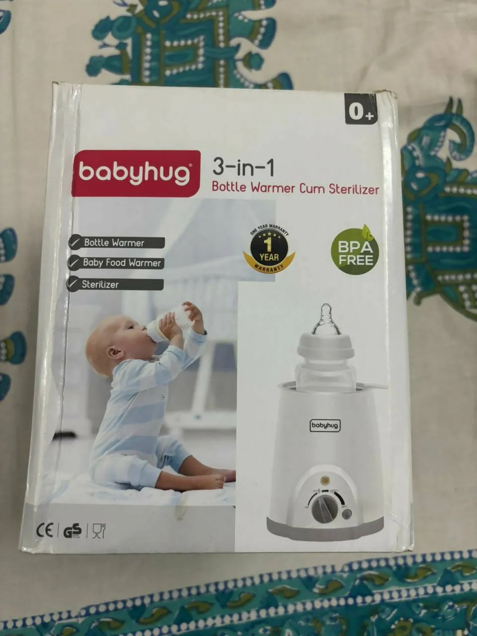 BABYHUG 3 In 1 Bottle Warmer Cum Sterilizer