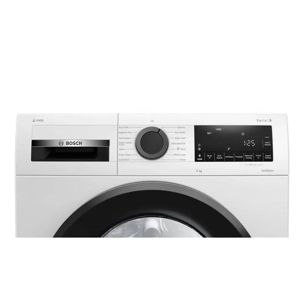 Bosch WGG244A9GB 9kg Freestanding Washing Machine, 1400 Spin Speed, 59.8cm Wide - White