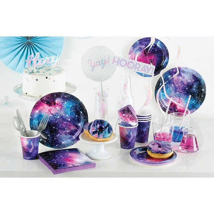 Bulk Galaxy Party Paper Dinner Plates (96 per Case)