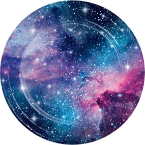 Bulk Galaxy Party Paper Dinner Plates (96 per Case)