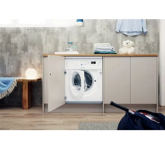 Indesit BIWMIL71252 Integrated 7Kg Washing Machine with 1200 rpm