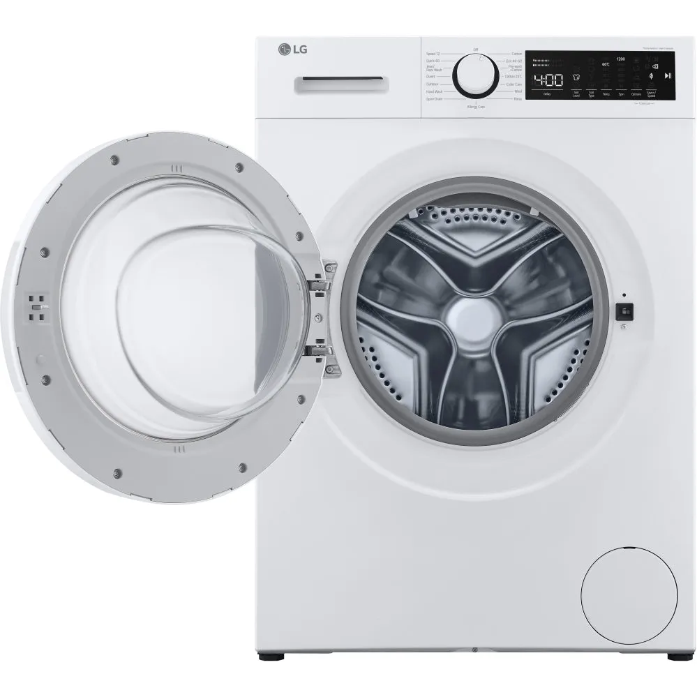 LG F2T208WSE 8kg 1200 Spin Washing Machine, White