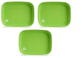 Munchkin Splash Plates 3 Pack (Green)