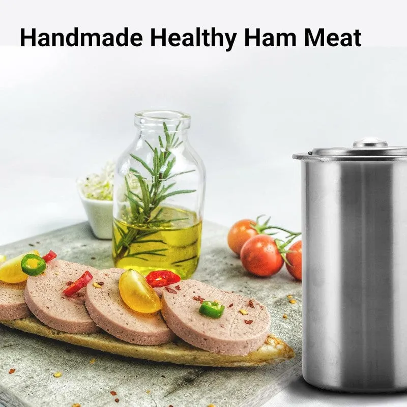 Stainless Steel Ham Meat Press Maker with Thermometer